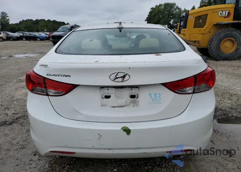 2012 Hyundai Elantra Gls из США, поврежденный, VIN 5NPDH4AE2CH114844